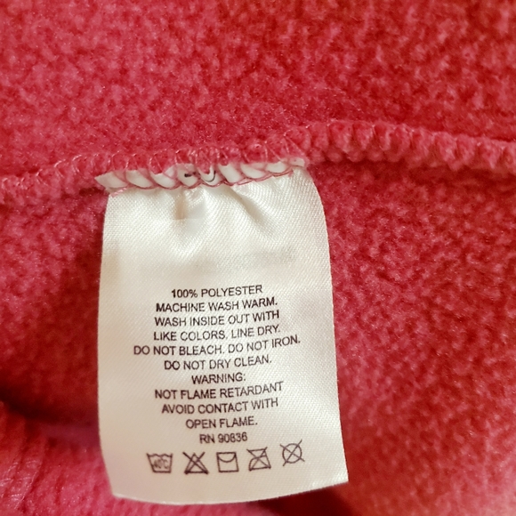 Port Authority Womens Pink Value Fleece Jacket - Picture 7 of 7